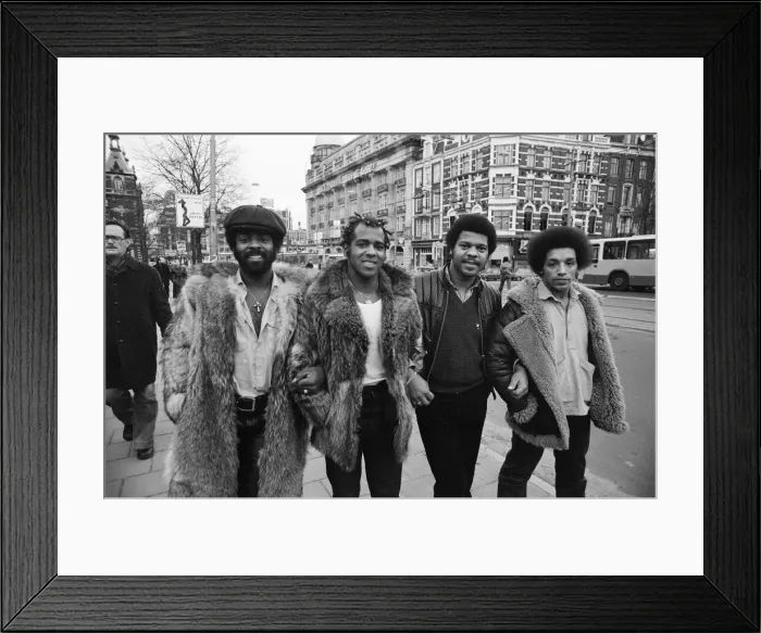 Framed Print : The Real Thing, British soul group from Liverpool, England, pictured in Amsterdam Framed Print : The Real Thing, British soul group from Liverpool, England, pictured in Amsterdam