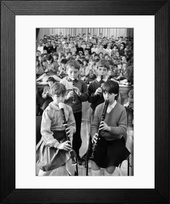 Framed Print : About 230 children from seven junior schools in Holme Valley are currently staging Framed Print : About 230 children from seven junior schools in Holme Valley are currently staging