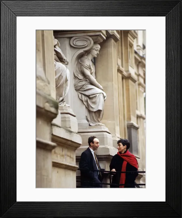 Framed Print : (Old) Central Library, Hayes, Cardiff, Trinity Street main entrance, statues Framed Print : (Old) Central Library, Hayes, Cardiff, Trinity Street main entrance, statues