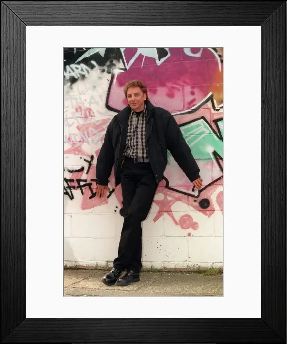Framed Print : Barry Manilow pop singer