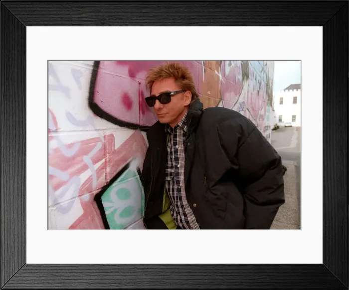 Framed Print : Barry Manilow pop singer