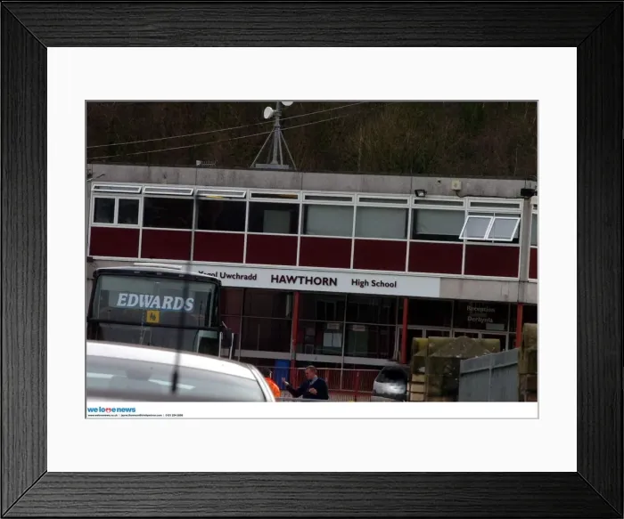 Framed Print : BPM MEDIA WALES Hawthorn High School. Hawthorn near Pontypridd Framed Print : BPM MEDIA WALES Hawthorn High School. Hawthorn near Pontypridd