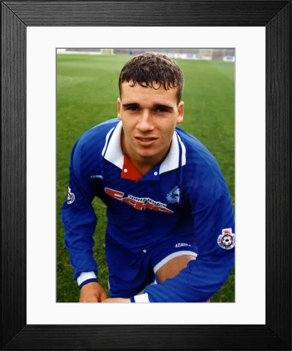 Framed Print : Simon Haworth, Cardiff City Football Player, 1995 - 1997 Framed Print : Simon Haworth, Cardiff City Football Player, 1995 - 1997