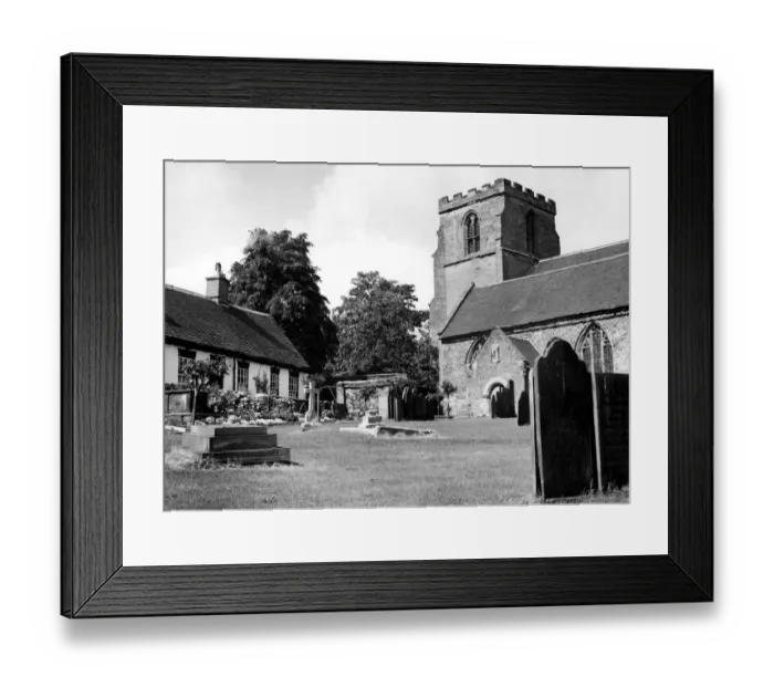 Framed Print : A view of St Peters Parish church in the village of Mancetter, North Warwickshire Framed Print : A view of St Peters Parish church in the village of Mancetter, North Warwickshire