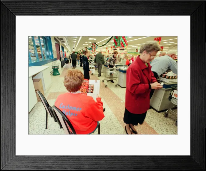 Framed Print : Scouts from Hartburn Scout group at SaverCentre, Stockton Framed Print : Scouts from Hartburn Scout group at SaverCentre, Stockton