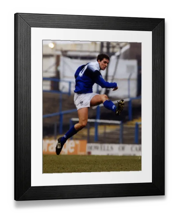 Framed Print : Cardiff 2-0 Hull City, League Division Three football match, Saturday 25th January 1997