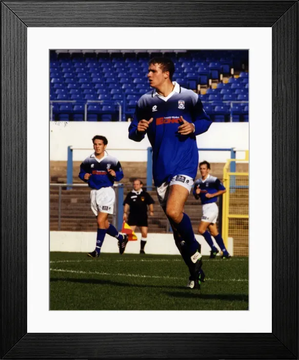 Framed Print : Simon Haworth, Cardiff City Football Player, 1995 - 1997