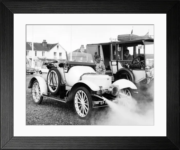 Framed Print : 1911 Stanley Steam Car, the only one of its year in the country