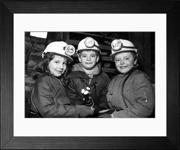 Framed Print : Youngsters from Denby Dale First School got a special glimpse of life down a coal mine Framed Print : Youngsters from Denby Dale First School got a special glimpse of life down a coal mine