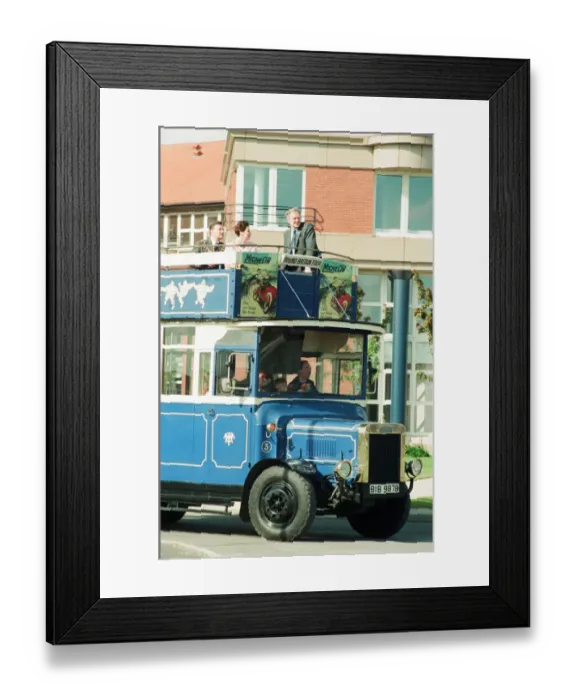 Framed Print : Vintage Rally Stockton, 5th June 1994. Ronnie Foreman and wife Nancy