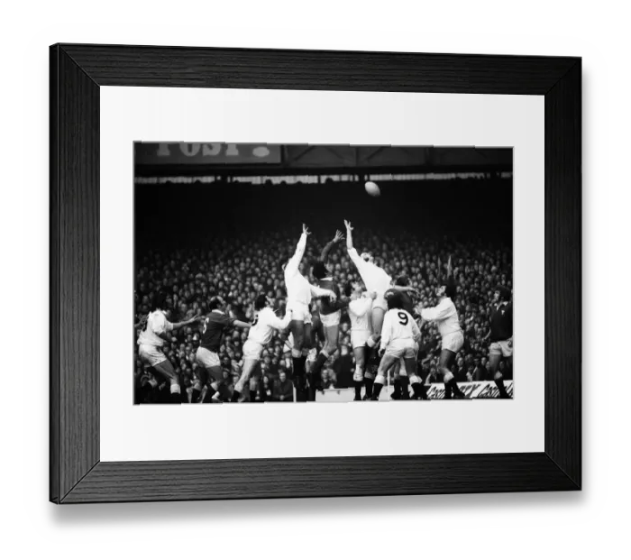 Framed Print : England 9-21 Wales, Rugby Union, Five Nations Championship match at Twickenham