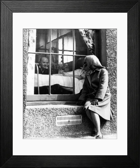Framed Print : Typhoid outbreak. Aberdeen. Scotland. 1964. In 1964 there was an outbreak of typhoid in Framed Print : Typhoid outbreak. Aberdeen. Scotland. 1964. In 1964 there was an outbreak of typhoid in