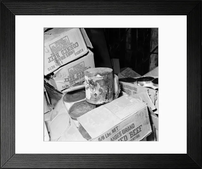 Framed Print : Typhoid outbreak. Aberdeen. Scotland. 1964. In 1964 there was an outbreak of typhoid in