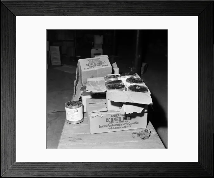 Framed Print : Typhoid outbreak. Aberdeen. Scotland. 1964. In 1964 there was an outbreak of typhoid in Framed Print : Typhoid outbreak. Aberdeen. Scotland. 1964. In 1964 there was an outbreak of typhoid in