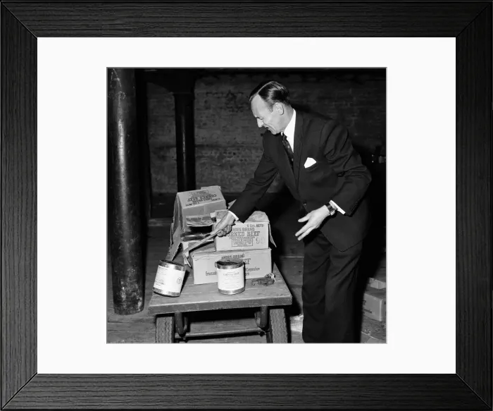 Framed Print : Typhoid outbreak. Aberdeen. Scotland. 1964. In 1964 there was an outbreak of typhoid in Framed Print : Typhoid outbreak. Aberdeen. Scotland. 1964. In 1964 there was an outbreak of typhoid in