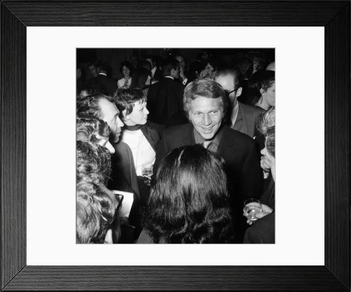 Framed Print : Reception for Steve McQueen star of Bullitt at the savoy hotel, London, 5th June 1969 Framed Print : Reception for Steve McQueen star of Bullitt at the savoy hotel, London, 5th June 1969