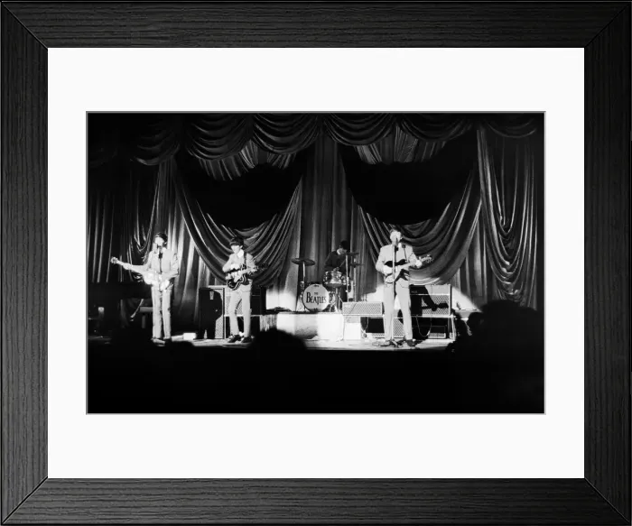 Framed Print : The Beatles in concert at the ABC Northampton, 6th November 1963 Framed Print : The Beatles in concert at the ABC Northampton, 6th November 1963