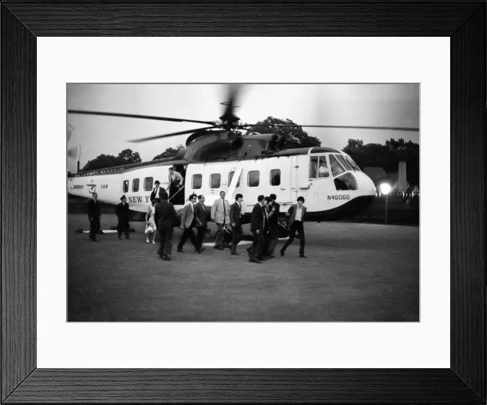 Framed Print : The Beatles 1964 American Tour Indianapolis, Indiana. The Beatles disembark Framed Print : The Beatles 1964 American Tour Indianapolis, Indiana. The Beatles disembark