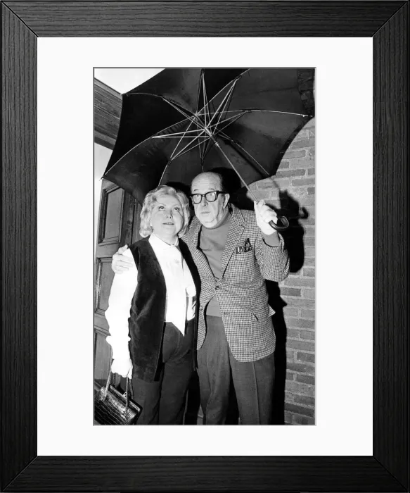 Framed Print : Lib - Actor Phil Silvers, who starred with Joan Turner in Framed Print : Lib - Actor Phil Silvers, who starred with Joan Turner in