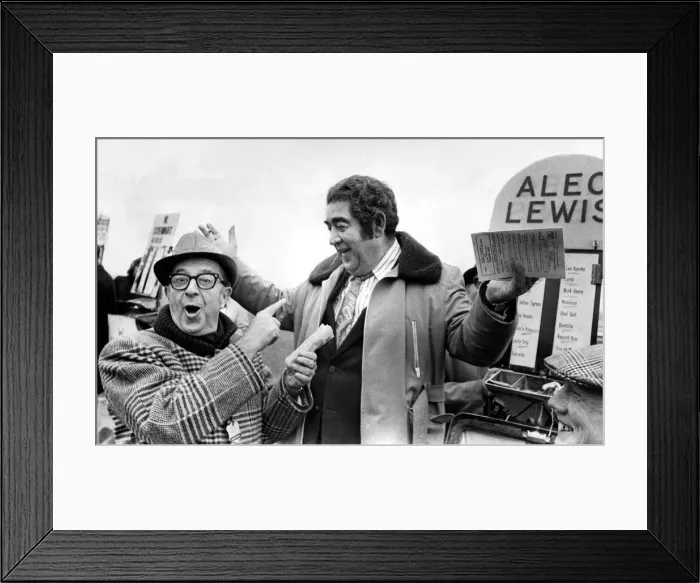 Framed Print : Actor Phil Silvers took the bookies to the cleaners in true Sergeant Bilko fashion