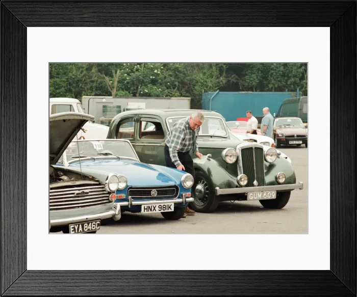 Framed Print : Car and Motorbike Auction at Lithgow Sons and Partners, Stokesley Framed Print : Car and Motorbike Auction at Lithgow Sons and Partners, Stokesley