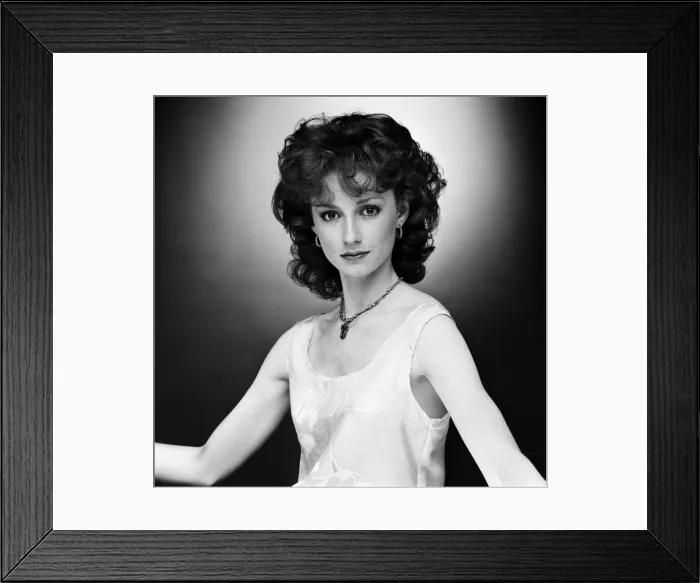 Framed Print : Judi Trott actress, who stars as Lady Marian in Robin of Sherwood, a HTV Production