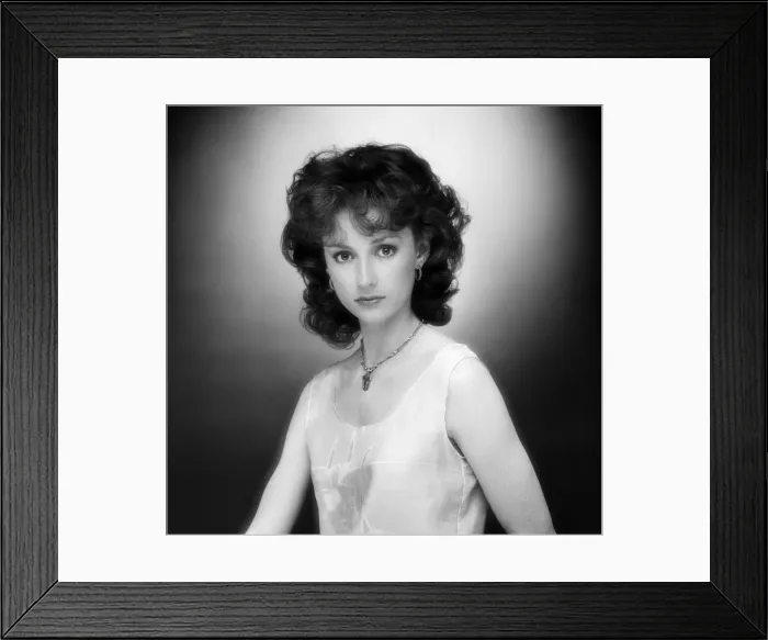 Framed Print : Judi Trott actress, who stars as Lady Marian in Robin of Sherwood, a HTV Production