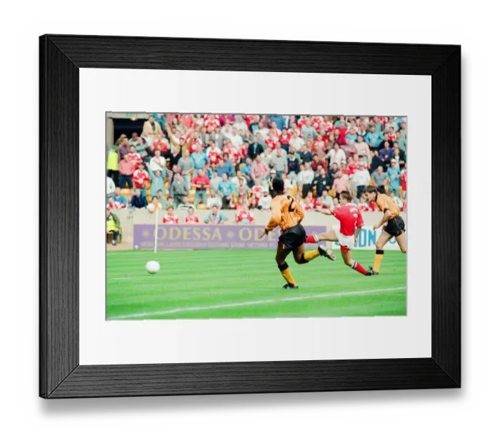 Framed Print : Wolves 2-3 Middlesbrough, League match at Ayresome Park, Saturday 28th August 1993 Framed Print : Wolves 2-3 Middlesbrough, League match at Ayresome Park, Saturday 28th August 1993