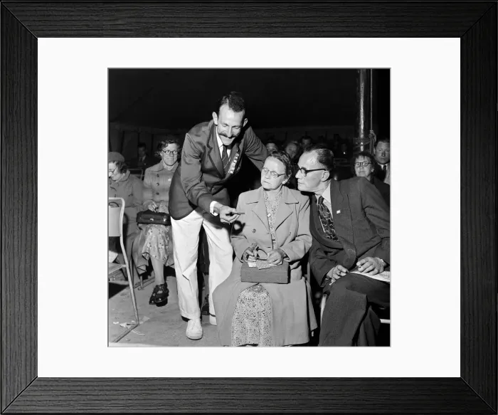 Framed Print : Butlins Holiday Camp, Filey, North Yorkshire. People playing Tombola. 30th July 1954 Framed Print : Butlins Holiday Camp, Filey, North Yorkshire. People playing Tombola. 30th July 1954