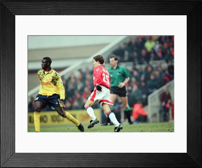Framed Print : Middlesbrough 1-1, Premiership match at the Riverside Stadium, Saturday 16th March 1996