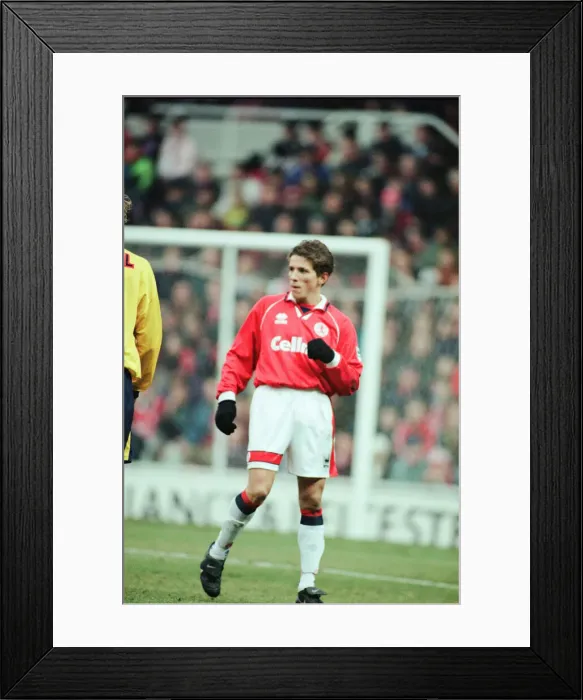 Framed Print : Middlesbrough 1-1, Premiership match at the Riverside Stadium, Saturday 16th March 1996 Framed Print : Middlesbrough 1-1, Premiership match at the Riverside Stadium, Saturday 16th March 1996