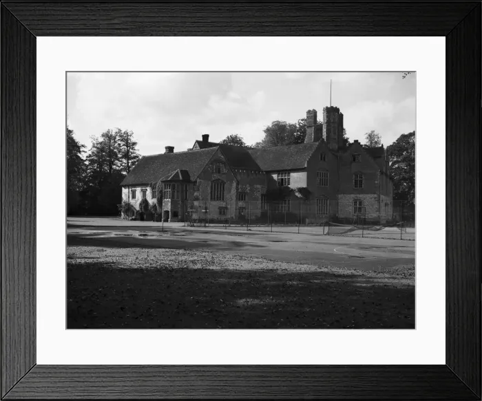 Framed Print : Bisham Abbey in Bisham, Berkshire. 9th November 1951 Framed Print : Bisham Abbey in Bisham, Berkshire. 9th November 1951