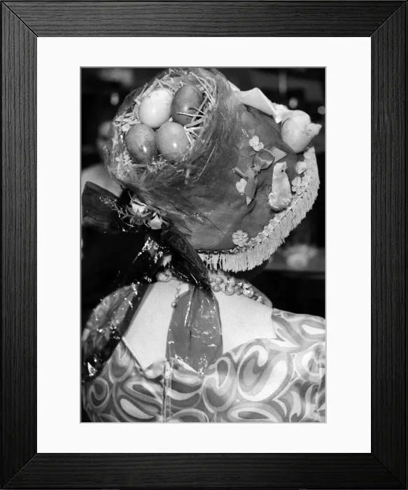 Framed Print : Easter Bonnet, 10th April 1971