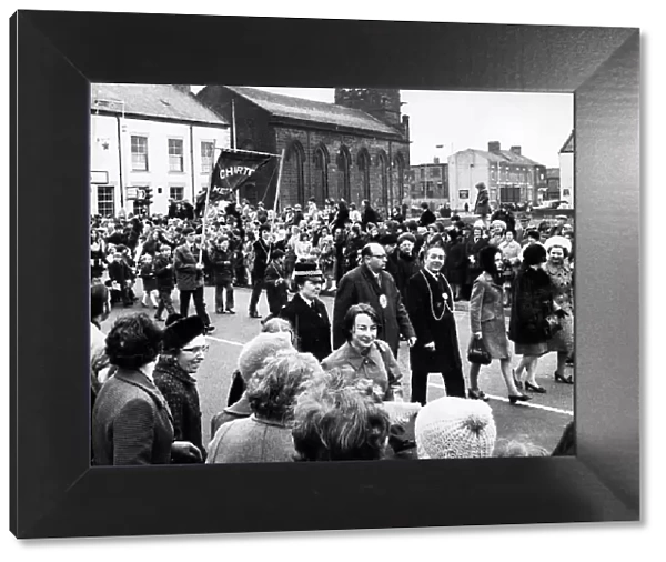 Easter Parade, Good Friday, 31st March 1972. North Shields