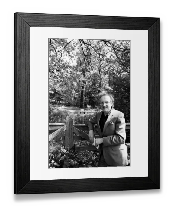 Framed Print : Peter Seekings Foster pictured at some Woodland. 16th May 1988