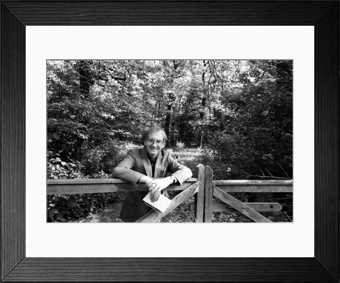 Framed Print : Peter Seekings Foster pictured at some Woodland. 16th May 1988