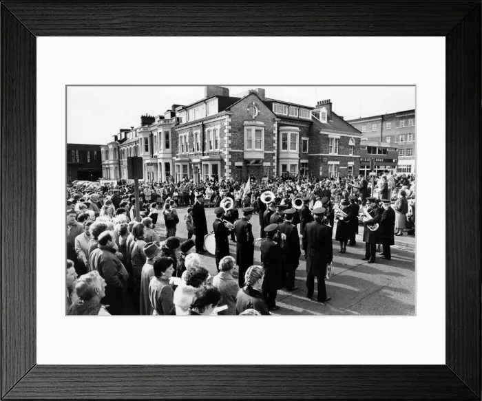Framed Print : Outdoor Easter Service, April 1988 Framed Print : Outdoor Easter Service, April 1988