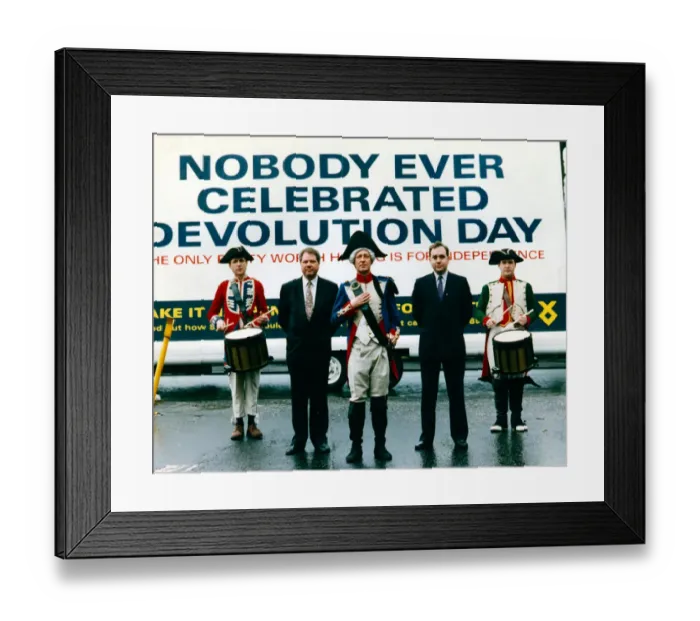 Framed Print : The SNP got the great George Washington on their side yesterday