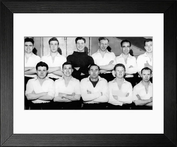 Framed Print : Sport - Football - Swansea Town - Back Row - L to R - D. Williams, G. Beach, J Framed Print : Sport - Football - Swansea Town - Back Row - L to R - D. Williams, G. Beach, J