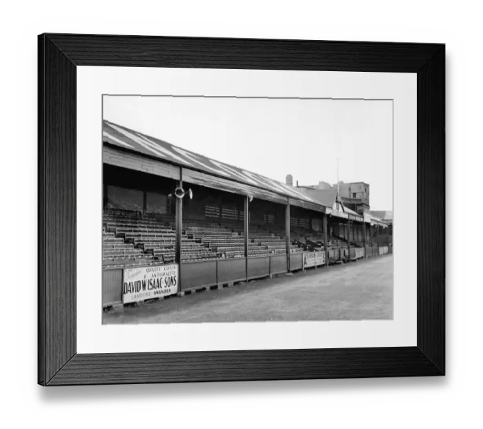 Framed Print : Sport - Football - Swansea - Vetch Field - 23rd July 1966 - Western Mail and Echo Ltd