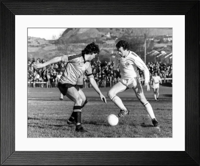 Framed Print : Sport - Football Swansea - Welsh cup action, and it Framed Print : Sport - Football Swansea - Welsh cup action, and it