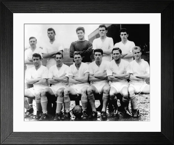 Framed Print : Sport - Football - Swansea Town - Front Row - L to R - Saunders, C. Webster, H Framed Print : Sport - Football - Swansea Town - Front Row - L to R - Saunders, C. Webster, H