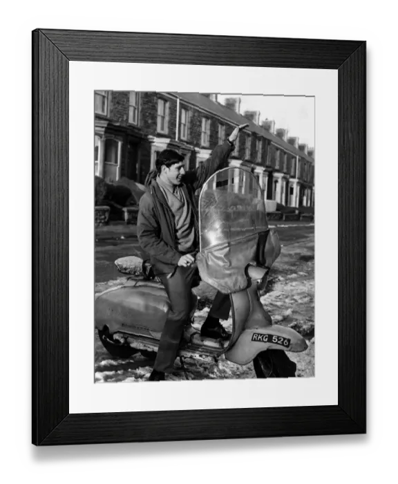 Framed Print : Giorgio Chinaglia, who moved to Cardiff as a young child with his family from Italy