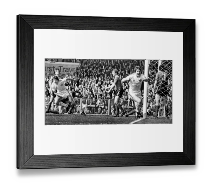 Framed Print : Sport - Football Swansea City - Swans legend Robbie James (right Framed Print : Sport - Football Swansea City - Swans legend Robbie James (right