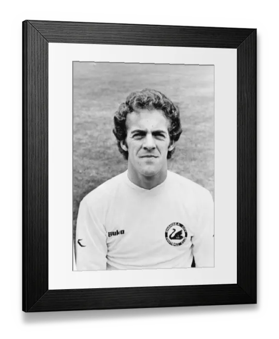 Framed Print : Sport - Football - Swansea City - Alan Curtis - 10th Aug 1978 - Western Mail