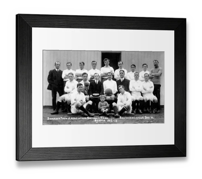Framed Print : Sport - Football - Swansea Town - Southern League Division Two - Season 1912-13