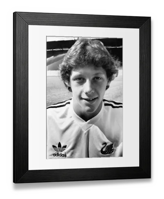 Framed Print : Sport - Football - Swansea City - Nigel Stevenson - circa August 1980 - Western Mail