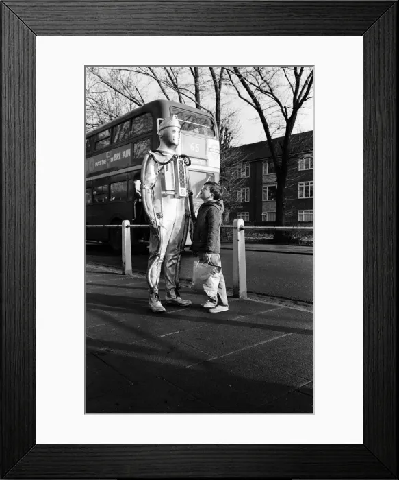 Framed Print : Doctor Who 1967 BBC TV Programme. The story features the return of the Cybermen in Framed Print : Doctor Who 1967 BBC TV Programme. The story features the return of the Cybermen in