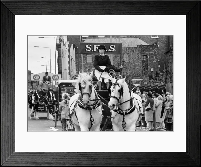 Framed Print : Liverpool May Horse Parade, Saturday 10th May 1986 Framed Print : Liverpool May Horse Parade, Saturday 10th May 1986