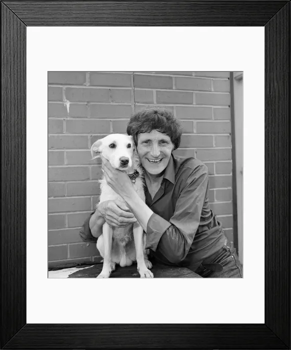 Framed Print : David De Val, Escapologist, 1st September 1983
